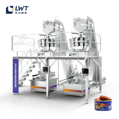 China Canned Fish Production Line Custom Processing Filling Packaging Machines for sale