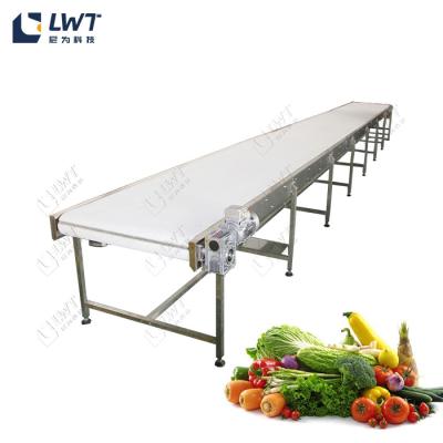 China Automatic Belt Conveyor Line Equipment Fruit And Vegetable Conveying Line for sale