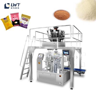 China Automatic Powder Packing Machine Coffee Milk Premade Zipper Bag Doypack Food Spices Pouch Multi-function Packaging Machines for sale