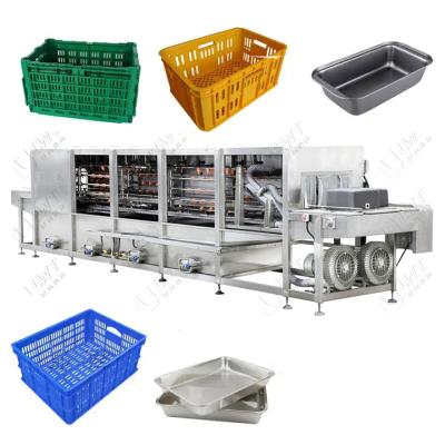 China Vegetable Crate Chicken Cage Pallet Garbage Bin Wash Machine Egg Tray Workshop Basket Washer for sale