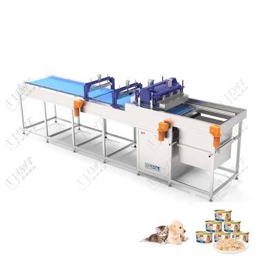 China Canned PET Wet Dog Food Production Line 380V Automatic Canned Machine for sale