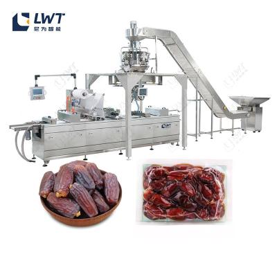 China Automatic Date Production Line Date Stretch Film Vacuum Packaging Machine for sale