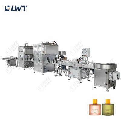 China Linha de produção de garrafas de aroma 1000 garrafas/H Máquina de enchimento de líquido à venda
