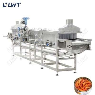 China 6000CPH Línea de producción de alimentos enlatados de camarón Equipo de enlatado de productos acuáticos en venta