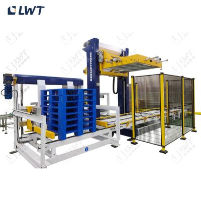 China Gantry Palletizing System Tray Barrel Case Carton Bag Case Packing Palletizer for sale
