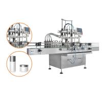 Quality Automatic Inline Multy Heads Horizontal Piston Filling Equipment System for sale