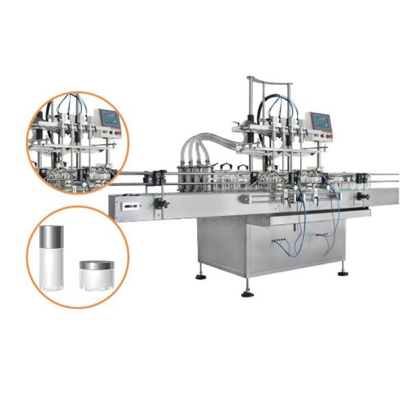 Quality Automatic Inline Multy Heads Horizontal Piston Filling Equipment System Volumetric Servo Driven for sale