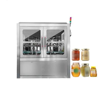 China Automatic Food Grade 50g 100g Fruit Jam Jar Filling Machine With Heating Packaging for sale
