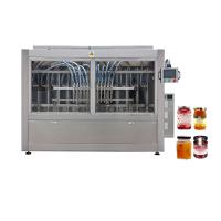 Quality Automatic High Speed Liquid Glass Jar Jam Paste Filling Machine With Heating for sale