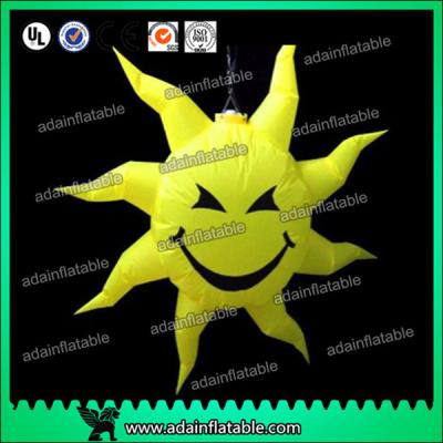 China Party Hanging Decoration Inflatable Smile Sun Customizd Sun Sphere for sale