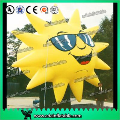 China Customized Inflatable Sun Replica Cartoon For Sunglasses Advertising for sale