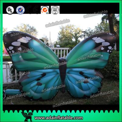 China Outdoor Advertising Inflatable Butterfly Beautiful Green High Tear Strength for sale