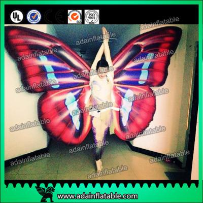 China Customized Parade Walking Inflattable Cartoon Moving Inflatable Butterfly Costume for sale