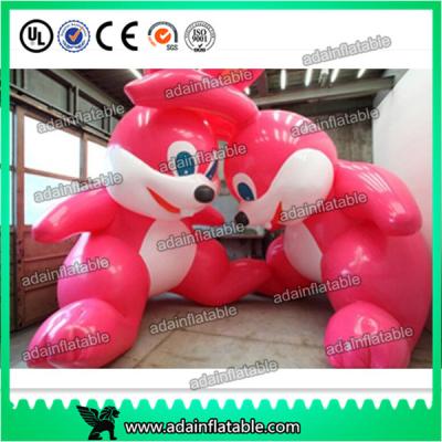 China 3m Giant Decoration Easter Inflatable Bugs Bunny/ Pink Inflatable Rabbit for sale