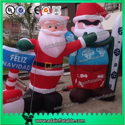 China 3m Inflatable Claus，Inflatable Santa For Christmas Advertising Event Decoration for sale