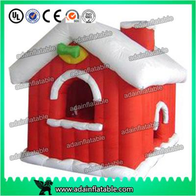 China Christmas Event Advertising Inflatable Santa House,Inflatable House Tent for sale