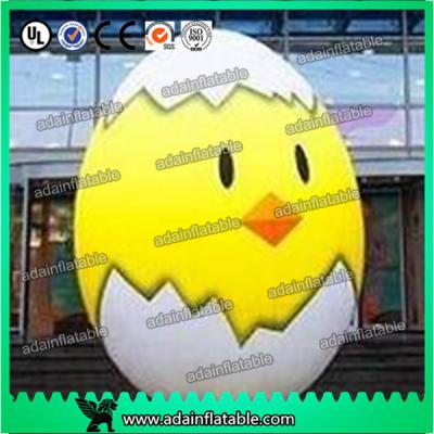 China 2m Inflatable Chicken Cartoon Advertising Giant Egg Inflatable For Event for sale