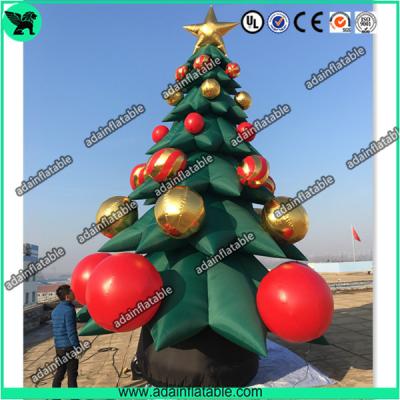 China Christmas Event Party Decoration Giant Advertising Inflatable Pine Tree for sale