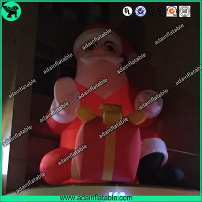 China Inflatable Santa， Lighting Inflatable Claus,Inflatable Santa Claus With LED Light for sale