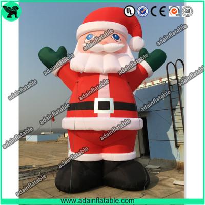 China Advertising Giant Inflatable Santa Claus Cartoon Christmas Decoration Inflatable Mascot for sale