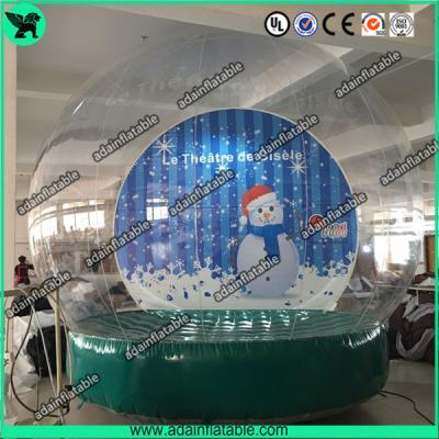 China Christmas Decoration Transparent Snow Ball Event Show Ball Exhibition Balloon for sale