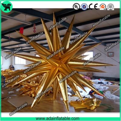 China Event Ceiling Inflatable,Golden Inflatable Star,Party Golden Inflatable for sale