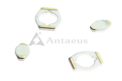 China Custom 95% 96% Electrical Ceramic Plate With Gold-Plated for sale