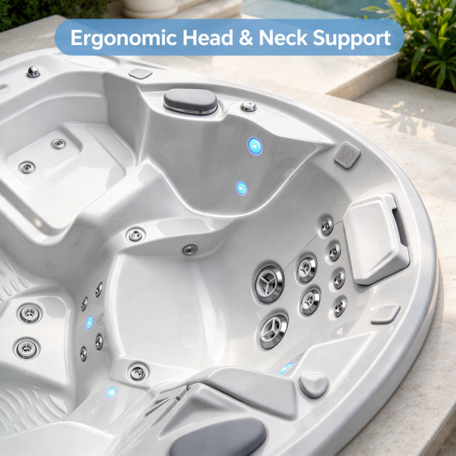 Water Resistant Spa Headrest Pillow for Hot Tub Replacement Parts OEM ODM Wholesale