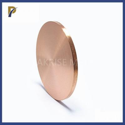 China Diameter 2 Inch Molybdenum Copper Alloy Disc Heat Sink Copper Molybdenum Alloy Electrical And Thermal Conductivity for sale