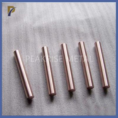 China WCu25 WCu30 Diameter 5 - 50mm Tungsten Copper Alloy Bar For Electronic Packaging Aerospace for sale