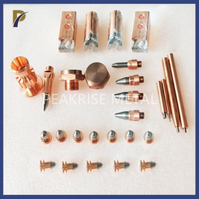 China Electrodo superficial pulido de la aleación de cobre del tungsteno para el interruptor de alto voltaje en venta