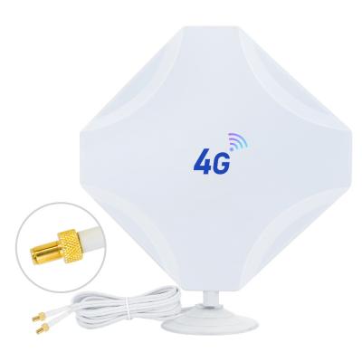China 50Ohm 15dBi 4g Mimo Lte Directional High Gain Panel Antenna For Wifi Router for sale