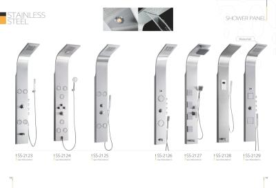 China Luxury Pulse Shower Panels Fittings For Real Estate Property / Apartments for sale
