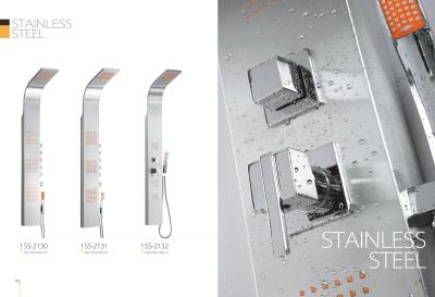 China Apartments / Model Rooms Stainless Steel Shower Panel Free Standing Type for sale