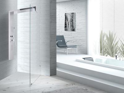 China 1500 X 900 Bathroom Shower Enclosures Walk In Mirror Shower Column for sale