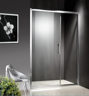 China 1200-1800X1950mm Replacement Sliding Glass Shower Doors , Shower Cubicle Doors With Double Wheels for sale