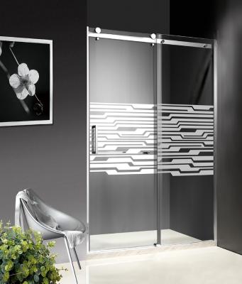 China Stainless Sliding 1200-1800X1950mm Glass Shower Door for sale