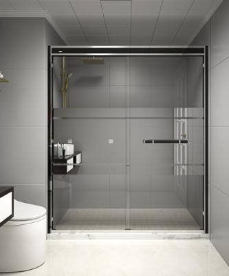 China KPN2009003  1200-2000X1950mm Double Sliding Glass Shower Doors , Shower Cubicle Doors With Double Wheels for sale