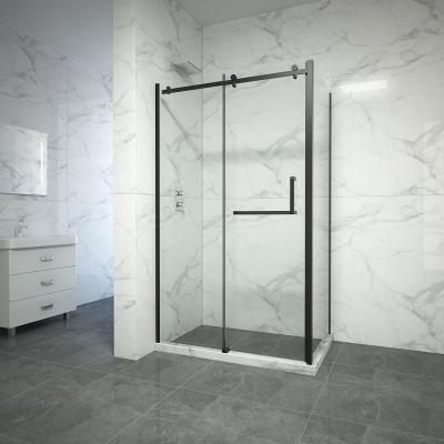 China Stainless Sliding 8mm Tempered Glass Shower Door 1800X1950mm for sale