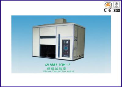 China Electric Wire Flame Test Chamber , Flame Test Apparatus For Finished Wire / Cord for sale