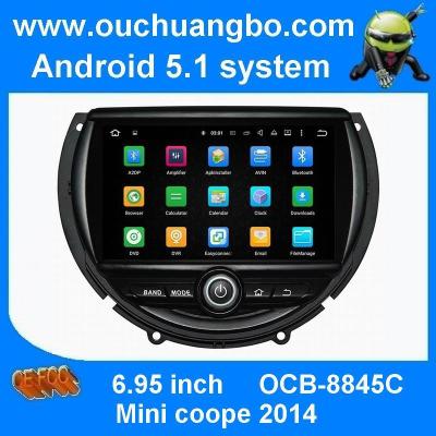 China Ouchuangbo car radio stereo multimedia android 5.1 for mini coope 2014 with 1024*600 MP3 Cortex A9 4-core for sale