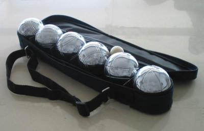 China 6 boule set in zip up case including metal boules balls boule set for sale