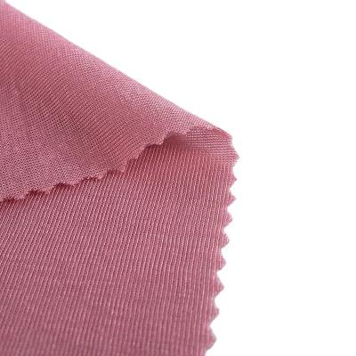 中国 Soft Handle Rib Knit Fabric High Tenacity Tencel Pashmina For Undershirt Tape Vest 販売のため