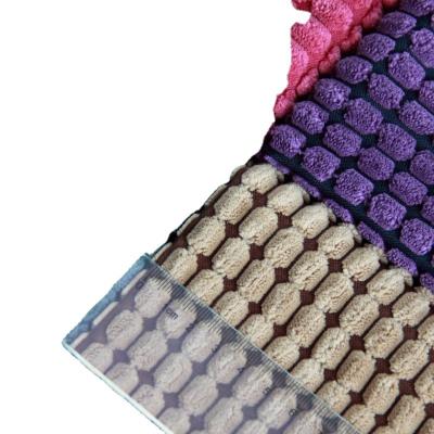 China In Stock Stretch Pin Wale Chenille Cloth Stripe Corduroy Upholstery Fabric for sale