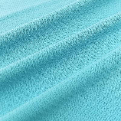 China Anti UV Textured Knit Fabric Polyester Jacquard Fabric For T-Shirt Pants for sale