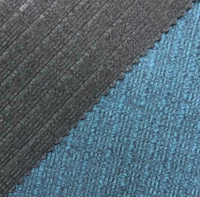 China Jacquard Swim Wear Fabric Breathable Sportswear Recovered Stripe Fabric en venta