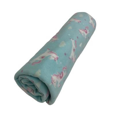 China Super Soft Printed Fleece Fabric Customized Color Medium Weight for sale