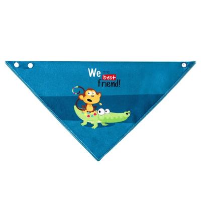 China Washable Polyester Rib Fabric For Baby Bandana Drool Bibs No Fluorescence for sale