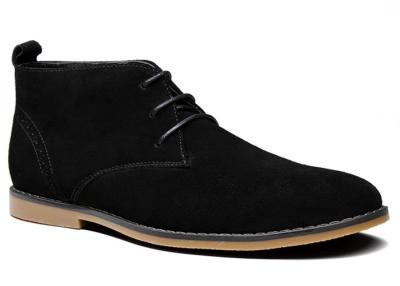 China Fashion Mens Suede Ankle Boots Genuine Leather Mens Winter Dress Boots for sale