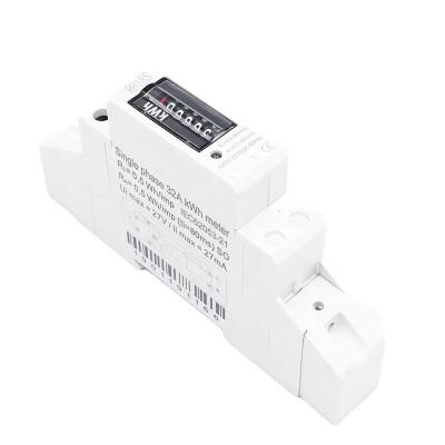 China A New type of Single-phase Two-wire DIN rail active power meter for sale